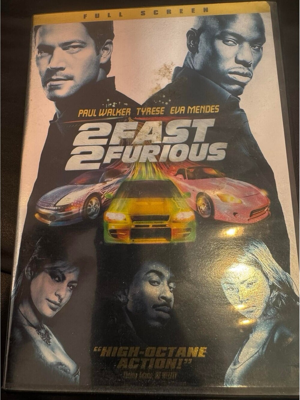 2 Fast 2 Furious DVD Full Screen Paul Walker Tyrese Eva Mendes 2003